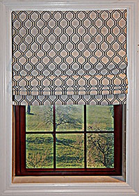Cordless Flat Fold Roman Shades- premium fabrics