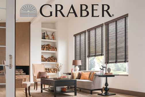 Graber Lake Forest Cordless Faux Wood Blinds