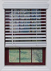 Cordless Premium 2" Faux Wood Blinds 