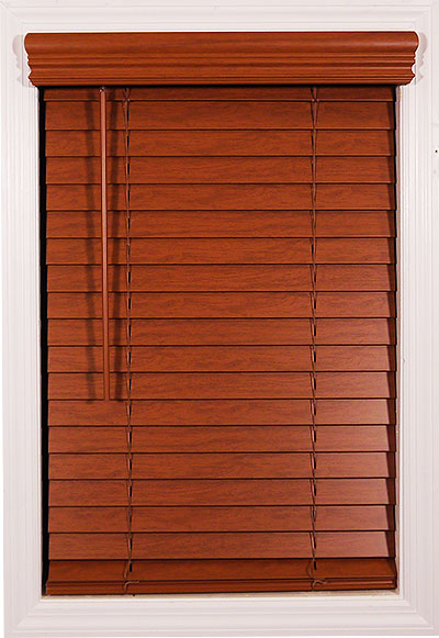 Cordless Premium 2" Faux Wood Blinds