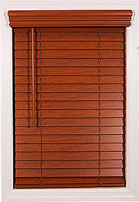 Cordless Premium 2" Faux Wood Blinds 
