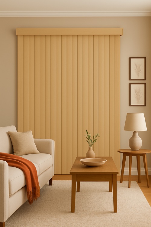 Fabric Vertical Blinds Orbit, Wand Control