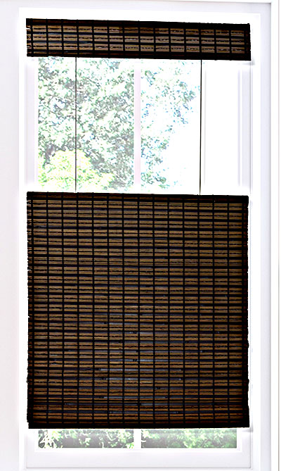 Cordless TDBU Woven Wood Shade