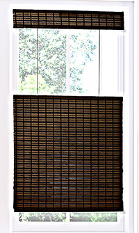 Cordless TDBU Woven Wood Shade
