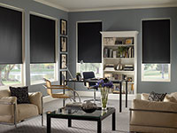 Economy Blackout Clutch  Roller Shade Matte Fire Retardant